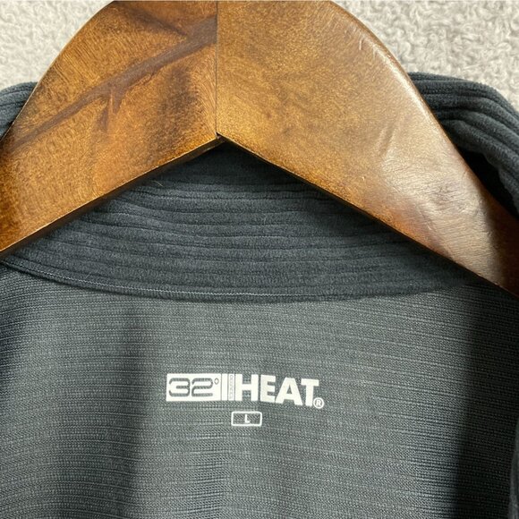 NWOT 32 Degrees Heat Men's L Gray Corduroy Button-Up Shirt Long Sleeve - Picture 6 of 10